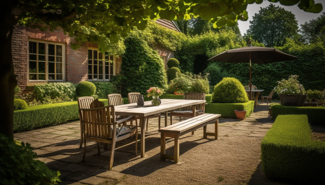 Mobilier de jardin : faut-il un permis d'urbanisme ?