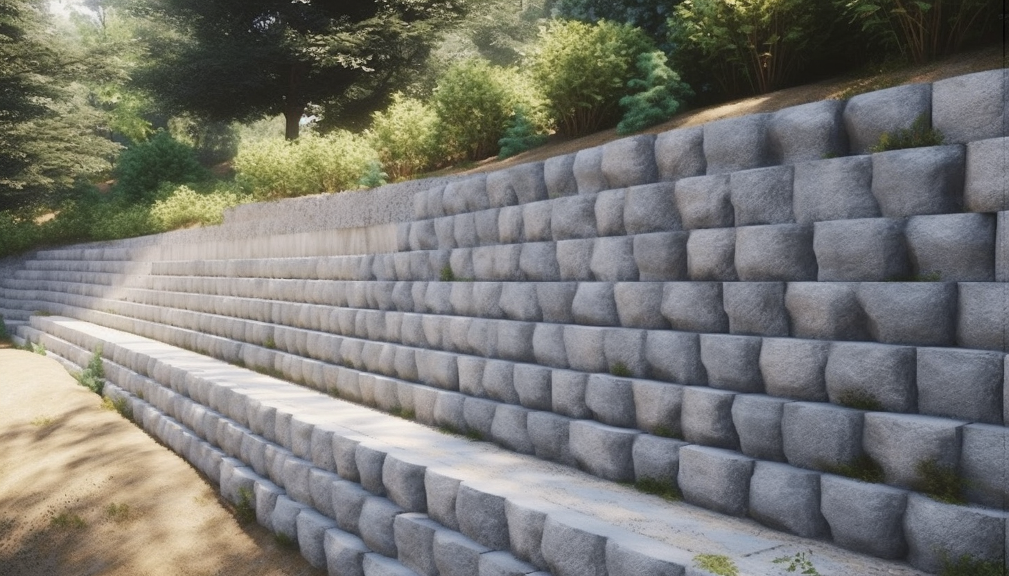 Construction de murs de soutènement : faut-il un permis d'urbanisme ?